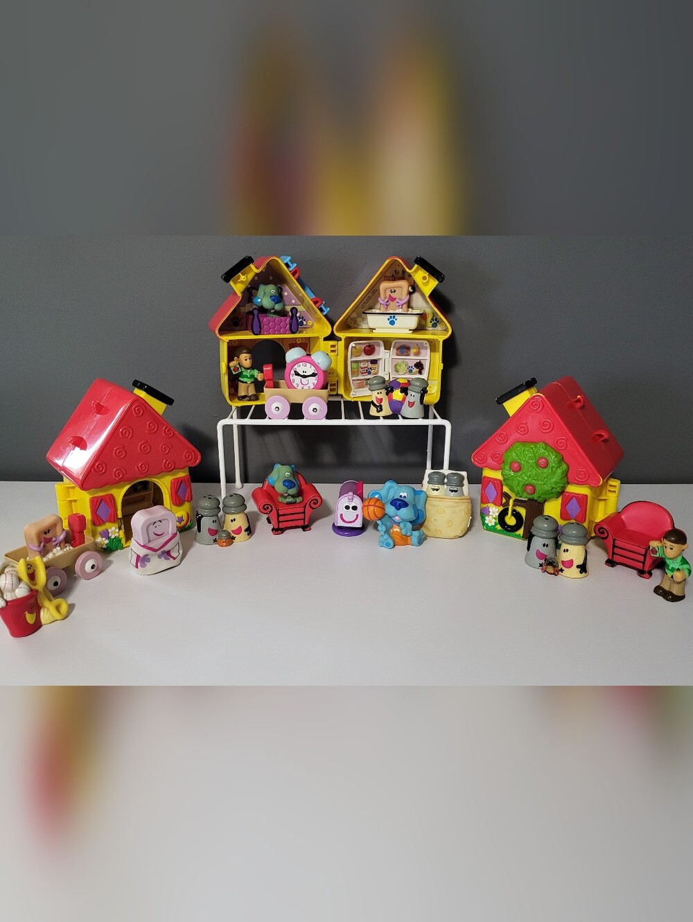 1998 Blues Clues Play House (Set Of 3)